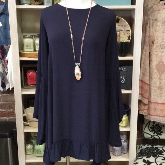 Navy blue tunic/dress - Picture 1 of 3